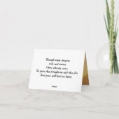 素晴らしい恵みどのように音の賛美歌 カード (裏面)