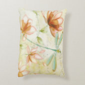 素晴らしい恵みの花とトンボ アクセントクッション (裏面(縦))