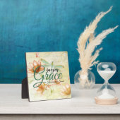 素晴らしい恵みの花とトンボ フォトプラーク (インサイチュ)