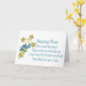 素晴らしい恵み カード (黄色い花)