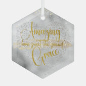 素晴らしい恵み ガラスオーナメント (正面)