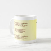 素晴らしい恵み コーヒーマグカップ (正面左)