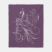 素晴らしい恵み フリースブランケット (正面)