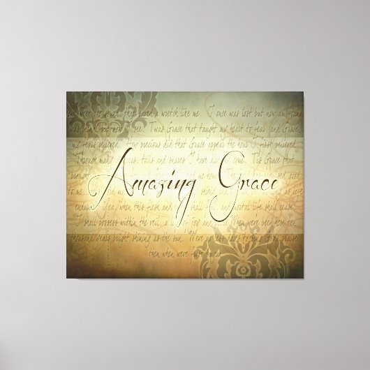 素晴らしい恵み – 大 キャンバスプリント (正面)