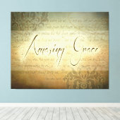 素晴らしい恵み – 大 キャンバスプリント (インサイチュ (ウッドフロア))