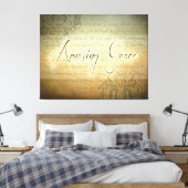 素晴らしい恵み – 大 キャンバスプリント (インサイチュ (寝室))