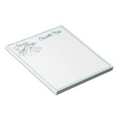 素晴らしい恵パーソナライズされたみ ノートパッド (アングル)