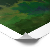 素晴らしい想像上の山 ポスター (角)