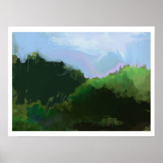 素晴らしい想像上の山 ポスター