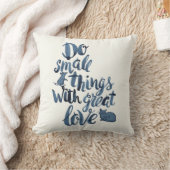 素晴らしい愛の小さい事をして下さい クッション (ブランケット)