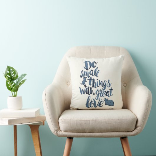 素晴らしい愛の小さい事をして下さい クッション (椅子)