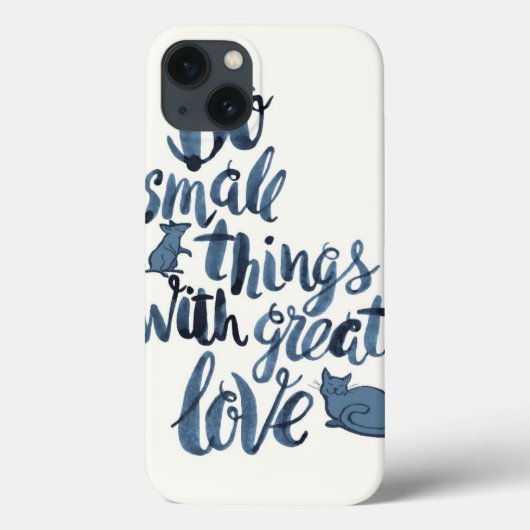 素晴らしい愛の小さい事をして下さい Case-Mate iPhoneケース (裏面)
