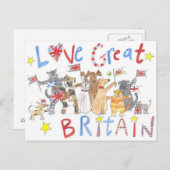 素晴らしい愛国的なポストカード ポストカード (正面/裏面)