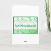 素晴らしい感謝先生 カード (裏面)