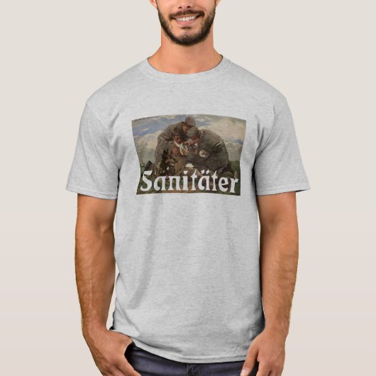 素晴らしい戦争の間のSanitäter Tシャツ (正面)