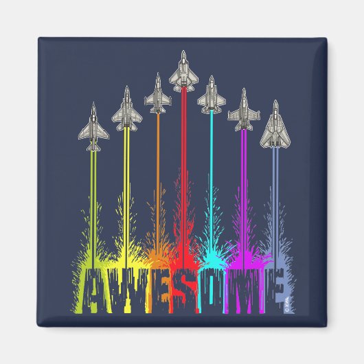 素晴らしい戦闘機 マグネット (正面)