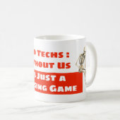 "素晴らしい技術それは-私達なしの…ですちょうど謎解きゲーム"は コーヒーマグカップ (正面右)