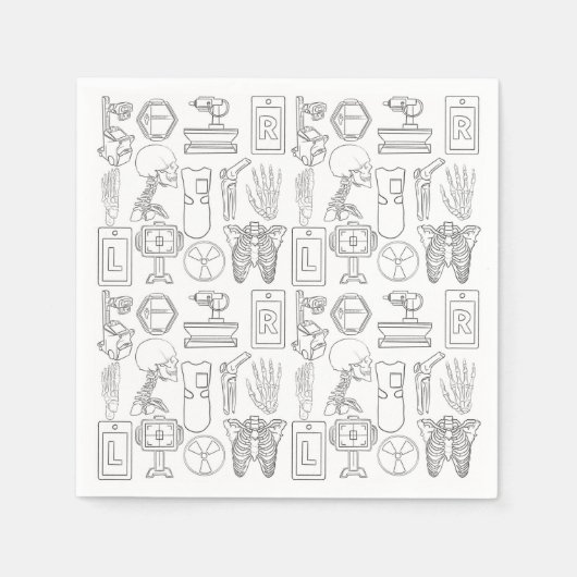 素晴らしい技術パーティー スタンダードカクテルナプキン (正面)