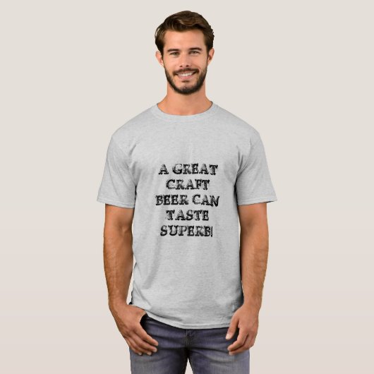 素晴らしい技術ビール Tシャツ (正面フル)