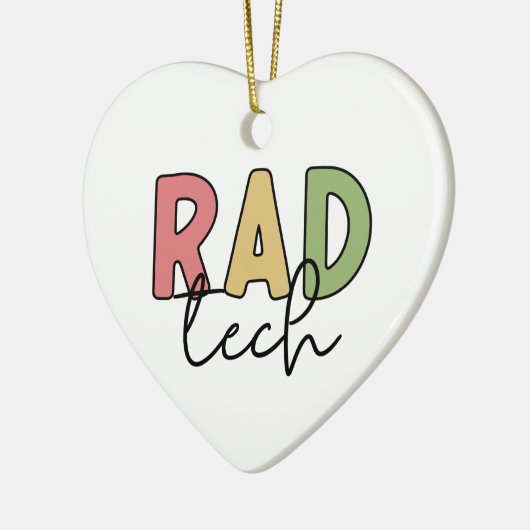 素晴らしい技術放射線技師 セラミックオーナメント (左)