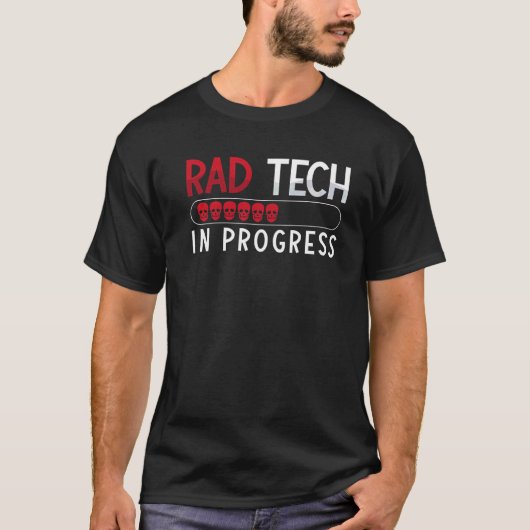 素晴らしい技術進行中X線素晴らしい技術R Tシャツ (正面)