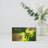 素晴らしい抽象的概念の名刺のデザイン 名刺 (スタンド正面)