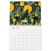 素晴らしい抽象美術のカレンダー カレンダー (3月 2027)