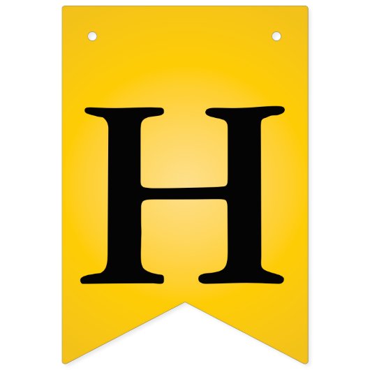 素晴らしい抽象芸術ブラック金ゴールド誕生日メッセージ バンティングフラッグ (第2の旗)