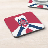 素晴らしい抽象芸術E.T.アートプリント コースター (左側)