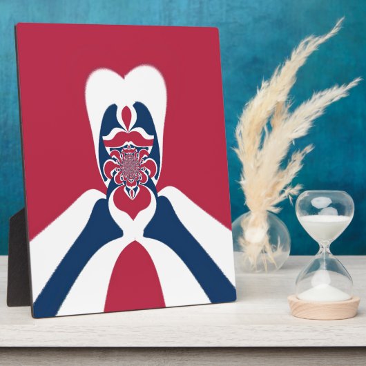 素晴らしい抽象芸術E.T.アートプリント フォトプラーク (側面)