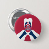 素晴らしい抽象芸術E.T.アートプリント 缶バッジ (正面&裏面)