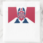 素晴らしい抽象芸術E.T.アートプリント 長方形シール (バッグ)