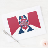 素晴らしい抽象芸術E.T.アートプリント 長方形シール (封筒)