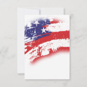 素晴らしい抽象芸術USAフラグ信じられないほどの (裏面)