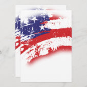 素晴らしい抽象芸術USAフラグ信じられないほどの (正面/裏面)