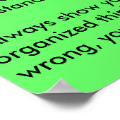 素晴らしい数学の学生になる方法 ポスター (角)