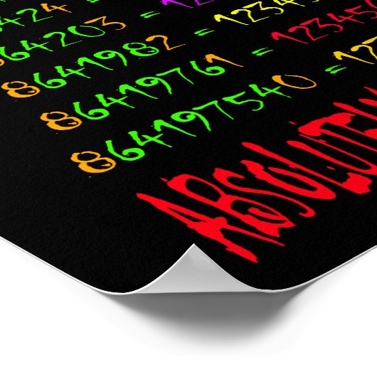 素晴らしい数学4 ポスター (角)