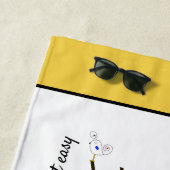 素晴らしい新可塑主義アートモノグラム。レターV ビーチタオル (インサイチュ)