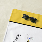 素晴らしい新可塑主義アートモノグラム。文字L ビーチタオル (インサイチュ)