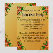 素晴らしい新年の招待状 招待状 (正面/裏面)