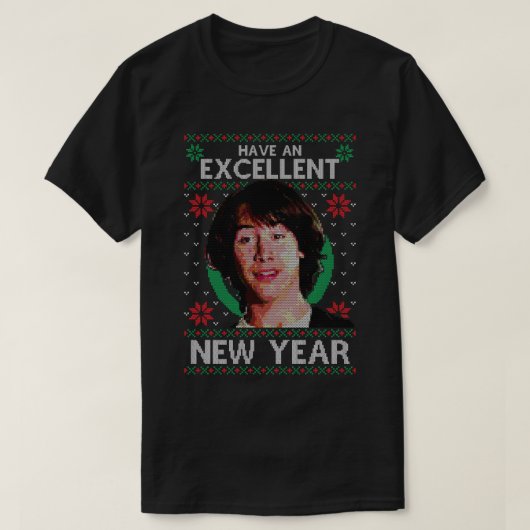 素晴らしい新年 Tシャツ (デザイン正面)