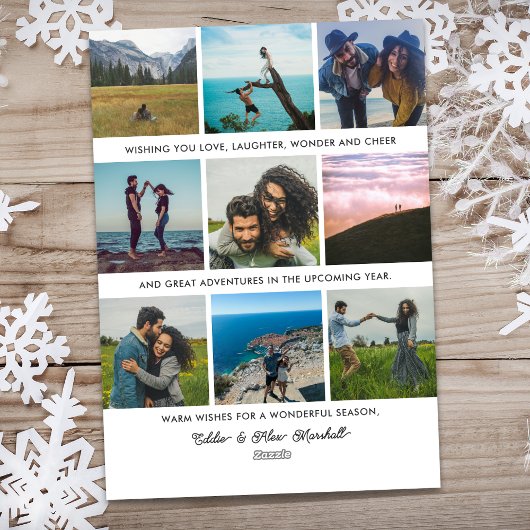 素晴らしい旅 ワンダフルライフ 新年のマルチ写真 シーズンカード