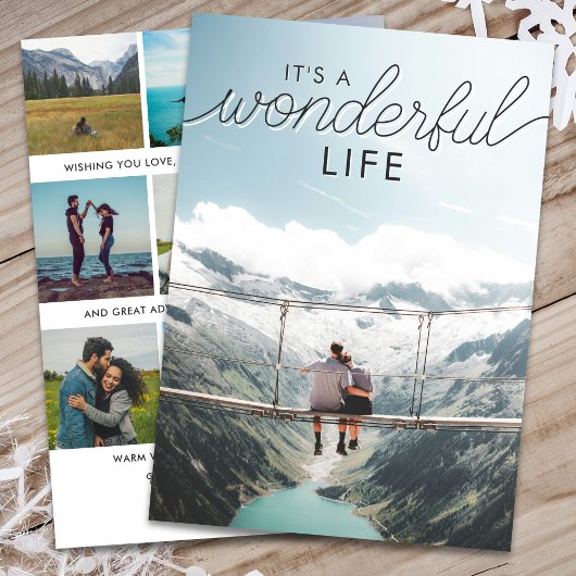 素晴らしい旅 ワンダフルライフ 新年のマルチ写真 シーズンカード