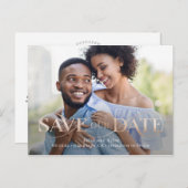 素晴らしい旋回写真の日付ポストカードを保存 ポストカード (正面/裏面)