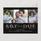 素晴らしい旋回3写真の日付はがきを保存 ポストカード (正面)