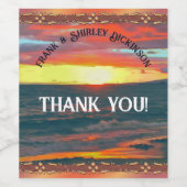 素晴らしい日ありがとう1490 ワインラベル (シングルラベル)