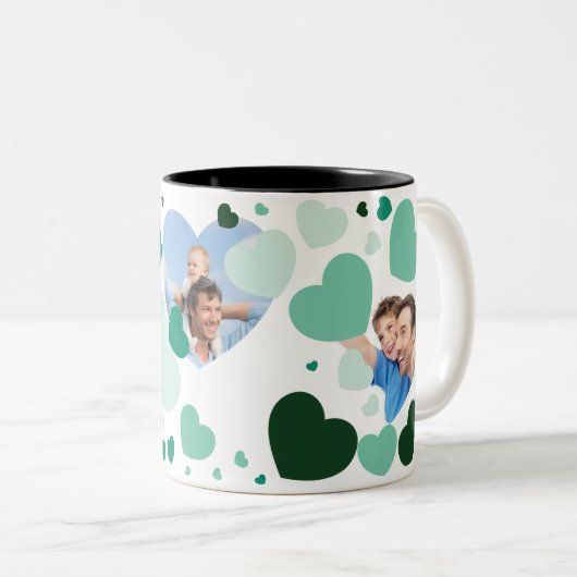 素晴らしい日のパパを持って、あなたはそれを値する！ ツートーンマグカップ (正面右)