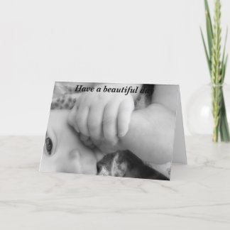 素晴らしい日を過ごせ、ベビー カード