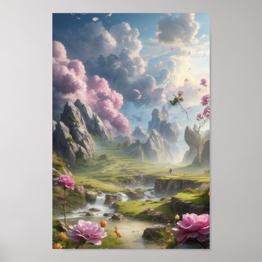 素晴らしい日本の桜さくらんぼ ポスター (正面)