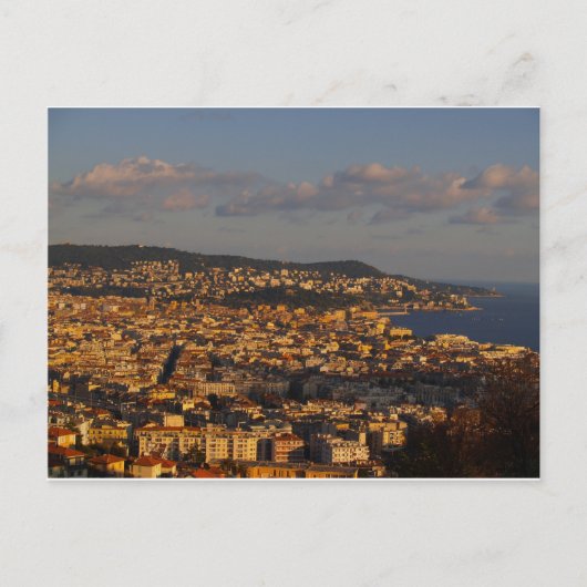 素晴らしい日没フランス ポストカード (正面)